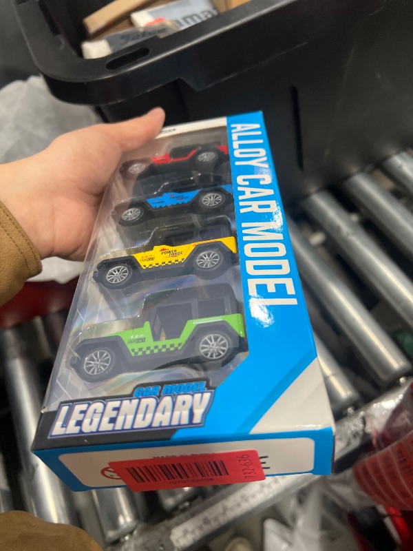 Photo 1 of 1 Set of 4pcs Mini Pull Back Off-Road Toy Cars Vehicles, Jeep-Like, Birthday Gifts, Party Favors,Christmas Stuffers for Toddlers Kids Boys Girls