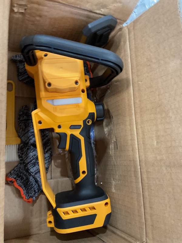 Photo 1 of *MISSING PARTS*Mini Chainsaw Cordless Compatible for Dewalt 20V Battery (Without Battery) 12 Inch Handheld Brushless Electric Chainsaw with Auto Oiler & Security Lock, for Wood, Trees Cutting (Tool Only)