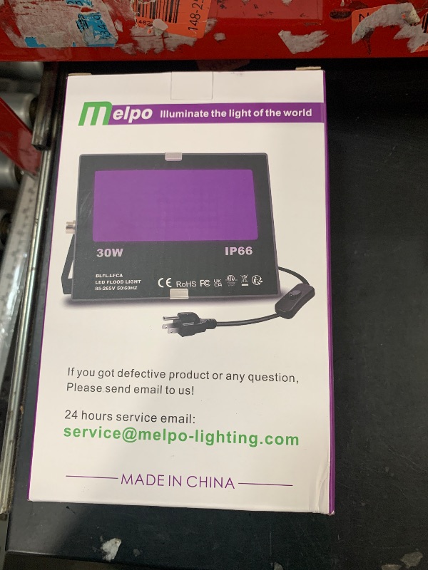 Photo 1 of **************ONLY INCLUDES 1 LIGHT************
MELPO Led Flood Light 500W Equivalent, RGBW Led Outdoor Lights Colored Floodlight with Remote,50W,5000ML 2700K,120 Colors, Timing, Dimmable, Custom Modes, Landscape Lighting (2 Pack)