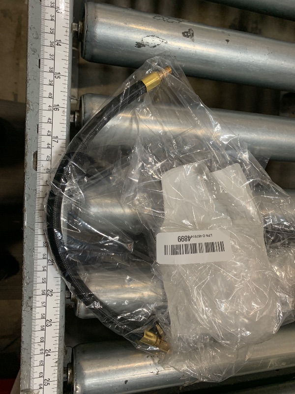 Photo 1 of 12'' Tire Inflator Extension Hose with Quick Inflation Chuck Adapter Clip On High-Pressure Hose for Auto Motorcycle Bicycle Repair Accessories