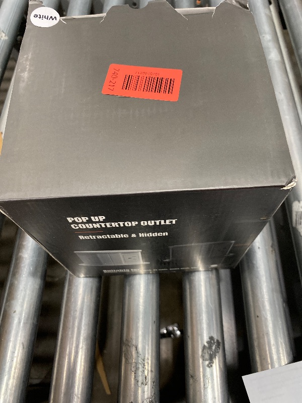 Photo 1 of ***(used)***ANNQUAN 20 Amp Pop Up Countertop Outlet with 15W Wireless Charger,Max 65W Power Delivery,4.75" Pop Up Electrical Outlet with 3 Outlets 3 USB Ports for Home Office