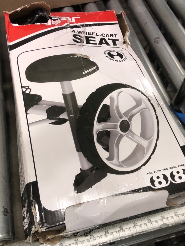 Photo 1 of (appears to be incomplete) Clicgear Model 8 Cart Seat (CGCS80)