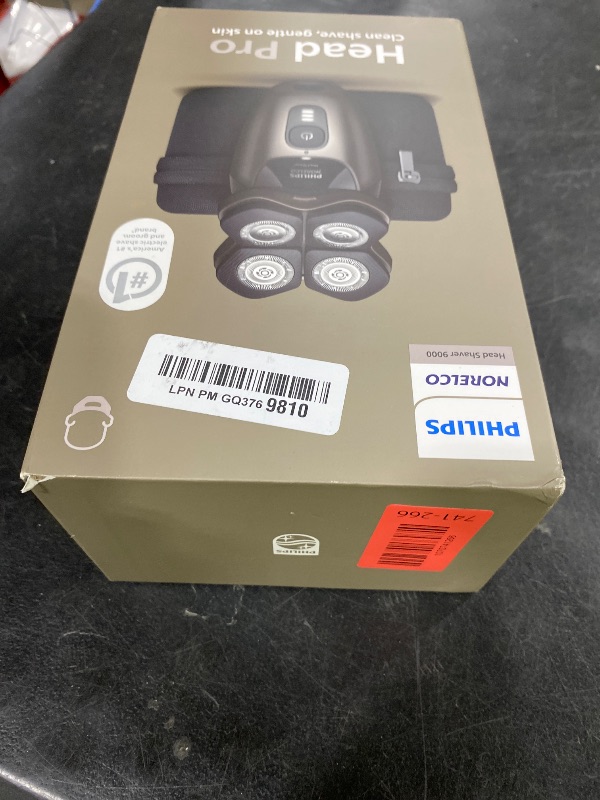 Photo 1 of Philips Norelco Head Shaver Pro 9000 Series - Electric Shaver for Men and Women, 360° Flexing Head & ComfortCut Blades for Clean Shave, Gentle on Skin, Model HS9980/40