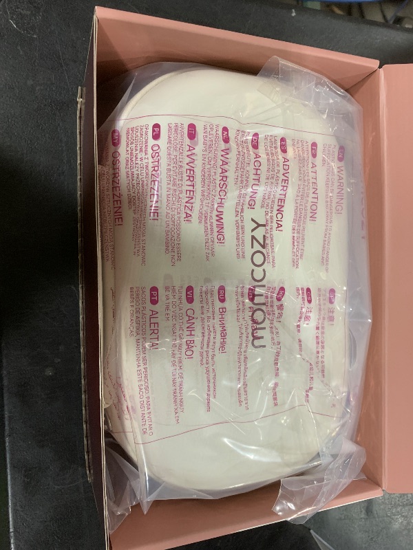 Photo 1 of Momcozy M5 Smart APP Controlled Wearable Breast Pump, Hands-Free Wireless Electric Pump, 3 Modes 9 Suction Levels, BPA-Free, Portable Lightweight, 24mm Flange, 2-Pack Cozy Red