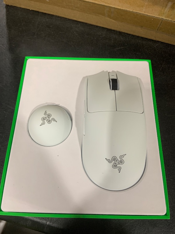 Photo 1 of Razer Viper V4 Pro Wireless Esports Gaming Mouse – 50g Ultra Lightweight, Fast & Precise, 50K DPI Optical Sensor, 8K Polling, Gen-4 Optical Switches, Scroll Wheel, USB-C Charging, for PC & Mac – White