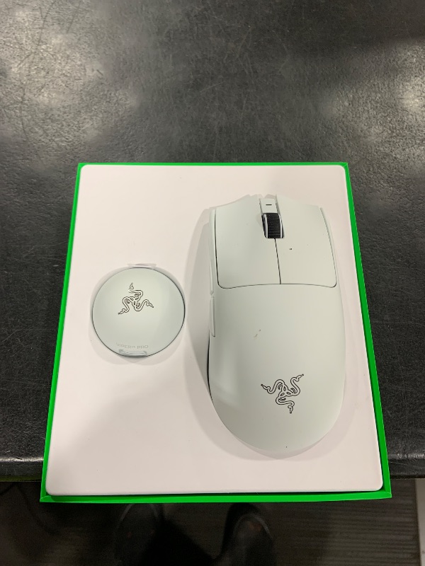 View 3 of Razer Viper V4 Pro Wireless Esports Gaming Mouse – 50g Ultra Lightweight, Fast & Precise, 50K DPI Optical Sensor, 8K Polling, Gen-4 Optical Switches, Scroll Wheel, USB-C Charging, for PC & Mac – White