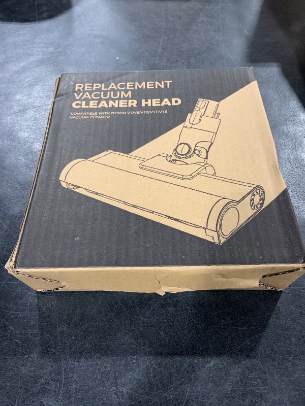 Photo 1 of Upgraded 2 Brushes Vacuum Head Replacement for Dyson V7/V8/V10/V11/V15/SV10/SV11/SV12/SV14/SV15/SV22((Not for Slim) | Anti-Tangle Motorhead with LED Light | Quick-Release Cordless Vacuum Cleaner Head