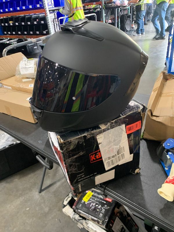 Photo 1 of Carbon Fiber Full Face Motorcycle Helmets with Spoiler Sport Touring Street Motorcycle Helmet - Bluetooth Ready Speaker Pockets 60MM