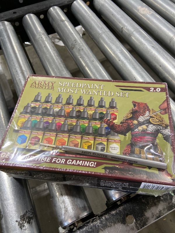 Photo 1 of The Army Painter, Speedpaint 2.0 Complete Set Combo, 90 x 18 ml Acrylic Contrast Model Paint, 4 Brushes & 1 Paint Palette For Miniature Painting, Dnd & Warhammer