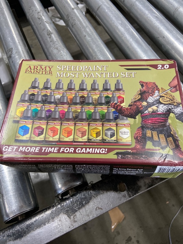 Photo 1 of The Army Painter, Speedpaint 2.0 Complete Set Combo, 90 x 18 ml Acrylic Contrast Model Paint, 4 Brushes & 1 Paint Palette For Miniature Painting, Dnd & Warhammer