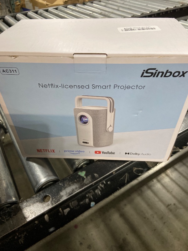 Photo 1 of [Short Throw/1200ANSI/Built in Apps] 4K Outdoor Projector with WiFi and Bluetooth, Auto Focus Projector with Dual-Mode Stand, Smart Portable Proyector with Netflix/YouTube/PrimeVideo & Dolby