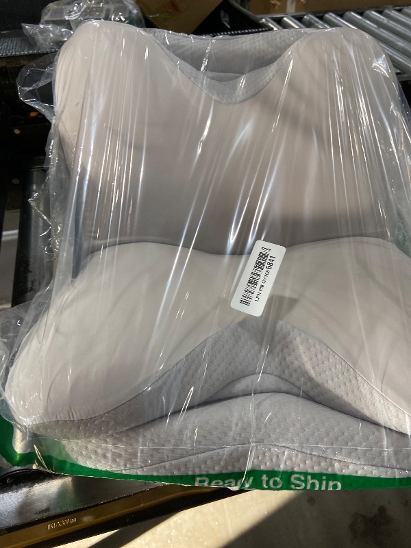 Photo 1 of Cervical Neck Pillow for Pain Relief - Ergonomic Side Sleeper Pillow for Neck Support, Cooling Memory Foam Pillows for Sleeping, Contour Pillow Orthopedic Bed Pillow for Back Stomach Sleepers