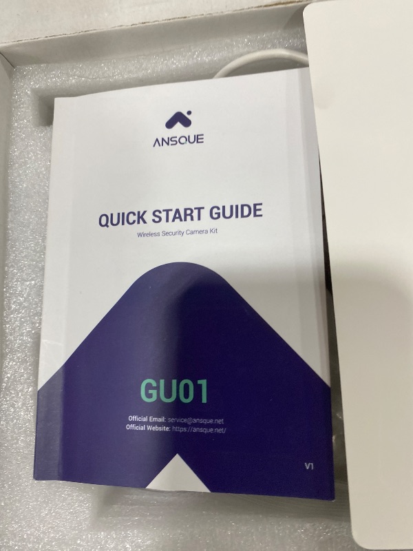Photo 1 of ANSQUE GU01 Add-on Camera, Requires AnsqueBase, Applies Only to 2-Cam Kit / 4-Cam Kit, Up to 6 Cameras Connected to 1 AnsqueBase