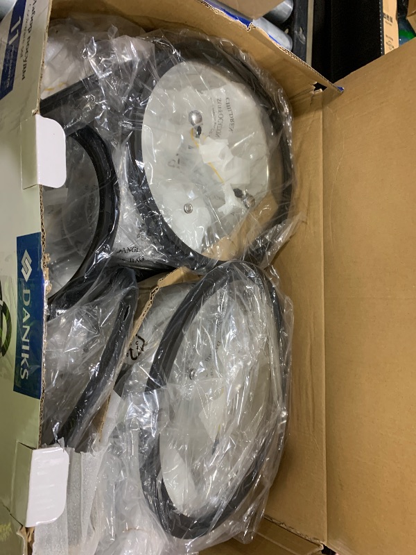 Photo 1 of Daniks Orlando 11-Piece Stainless Steel Cookware Set with Glass Lids, Includes Saucepan and Frying Pan, Tri-Ply Bases for Even Heating, Induction Compatible, Dishwasher Safe, Heatproof Handles