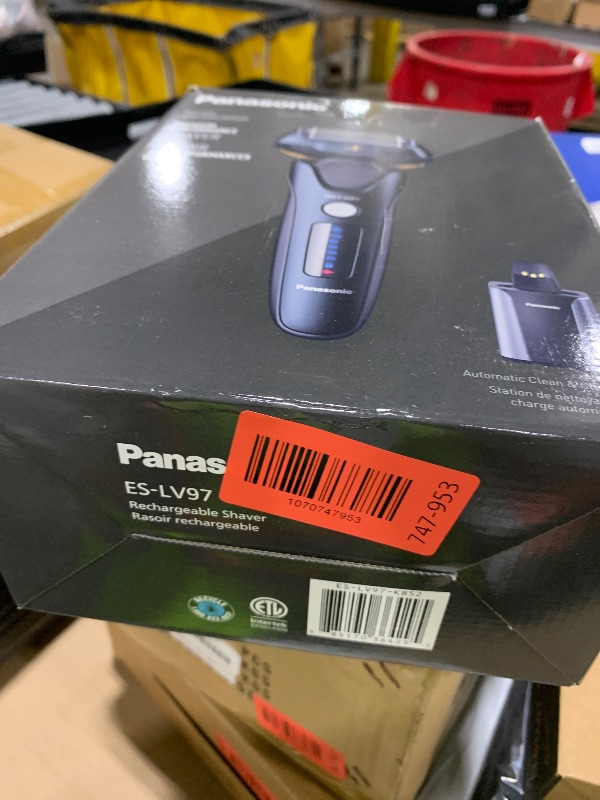 Photo 1 of Panasonic Electric Razor for Men, Electric Shaver for Men, ARC5 with Premium Automatic Cleaning and Charging Station, Wet Dry Shaver, Cordless Razor, with Pop-Up Trimmer ES-LV97-K, Black