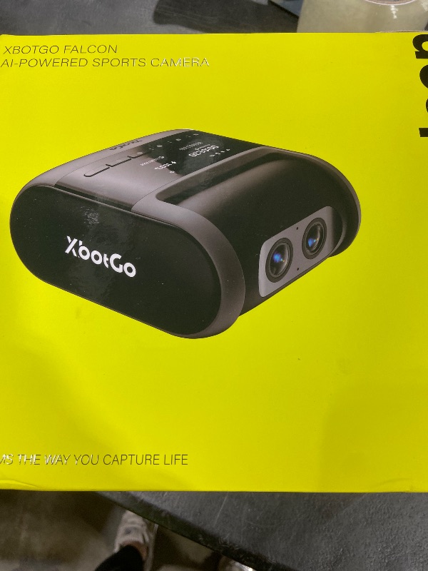 Photo 1 of XbotGo Falcon All-in-One AI Action Camera, 4K Auto Tracking Sport Camera for Soccer, Basketball & Football, Dual-Lens Team Sports Recorder with Live Streaming, No Subscription Required (Shadow Grey)