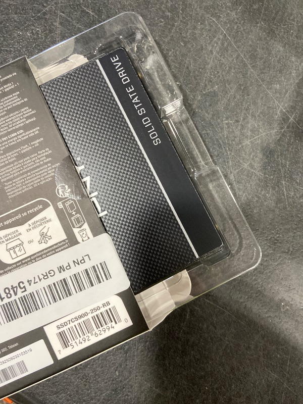 Photo 1 of PNY CS900 250GB 3D NAND 2.5" SATA III Internal Solid State Drive (SSD) - (SSD7CS900-250-RB)