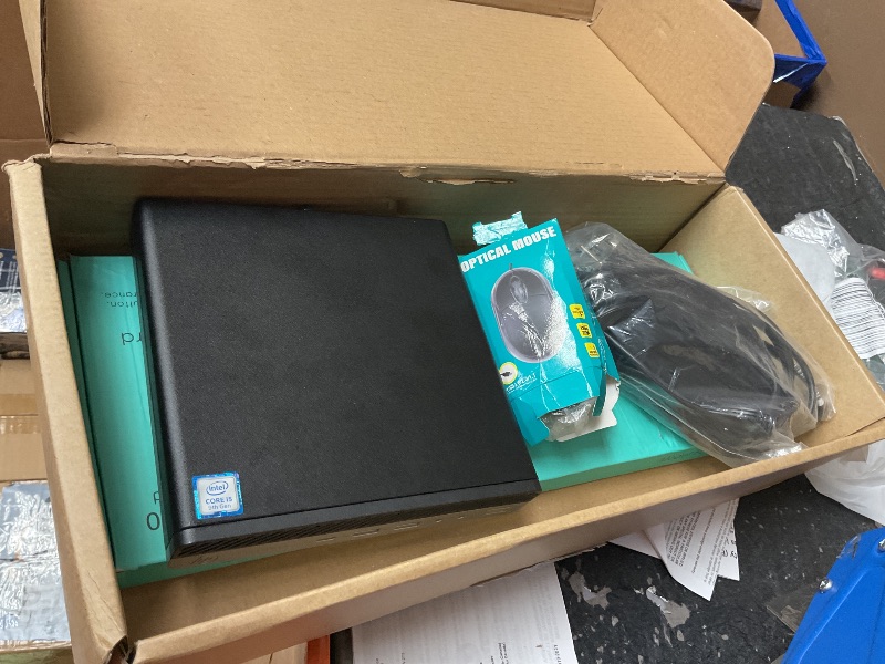 Photo 1 of HP EliteDesk 800 G5 Mini - 9th Gen Intel Core i5-9500T 6-Core up to 3.70 GHz, 16GB DDR4 Memory, 256GB NVMe SSD, WiFi-6, Bluetooth 5.0, Intel UHD Graphics 630, windows 11 Pro (Renewed)