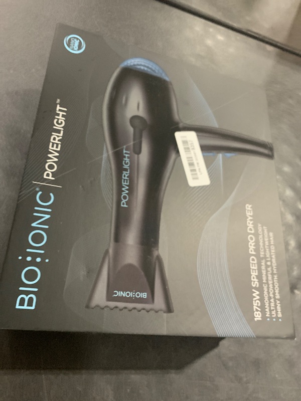 Photo 1 of BIO IONIC Powerlight Pro Dryer, Black