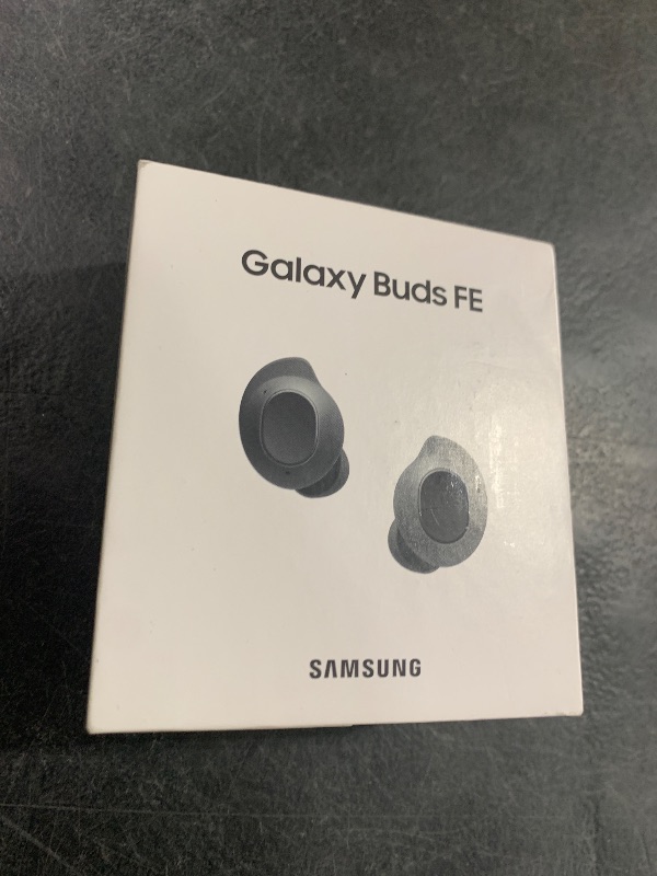 Photo 1 of Samsung Galaxy Buds FE True Wireless Bluetooth Earbuds, Comfort and Secure in Ear Fit, Auto Switch Audio, Touch Control, Built-in Voice Assistant, Graphite [US Version, 1Yr Manufacturer Warranty]