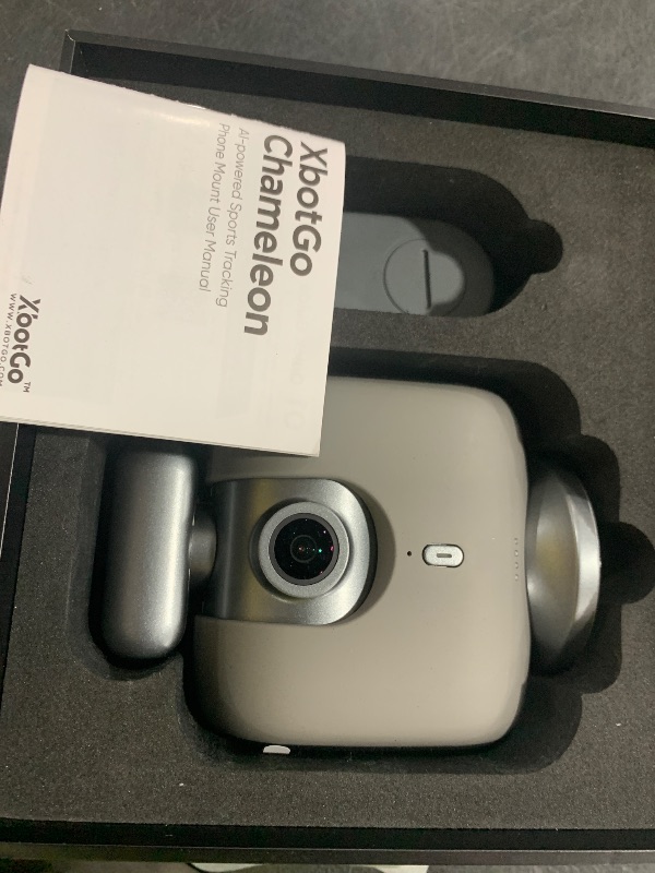 Photo 1 of XbotGo Chameleon AI Auto Sports Action Camera - 4K 60FPS Soccer Camera and Basketball Tracking Camera for Team Sports, Live Streaming, No Subscription, Works with iOS & Android (Lava Graphite)