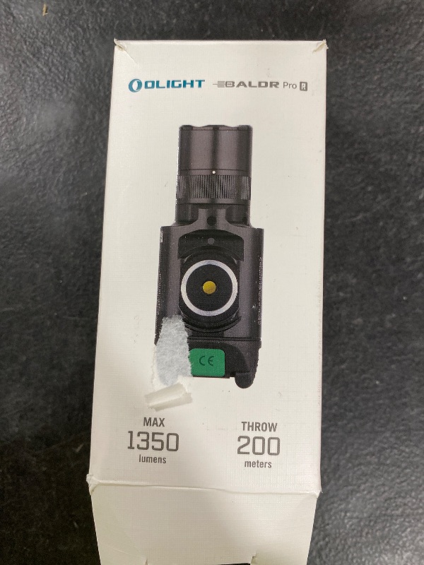 Photo 1 of OLIGHT Baldr Pro R 1350 Lumens Magnetic USB Rechargeable Tactical Flashlight with Green Beam and White LED Combo, Rail Mount Weaponlight Compatible with 1913 or GL Rail, Built-in Battery