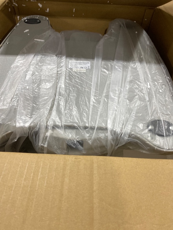 Photo 1 of ANCHEER Under Desk Elliptical Machine - Quiet Pedal Exerciser for Seniors, Office & Home, Low-Impact Seated Leg Workout Equipment, Smart LCD Display, Remote Control(Gray).