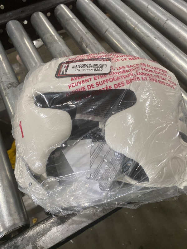 Photo 1 of Ringside Competition Boxing Headgear, USA Boxing-Approved Leather Headgear with Cheek Protection, Great for MMA, Muay Thai, Kickboxing, and Training, Ideal for Men and Women, White, Medium