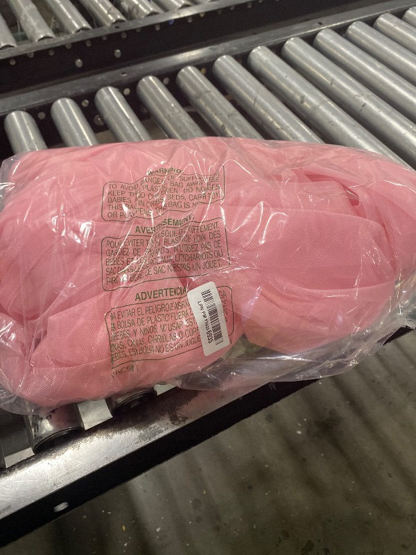 Photo 1 of Akiky Canopy Bed Curtains with Light Princess Bed Canopy Scarf for Full/Queen Metal Bed Frame,Wood Frame Bed-2 Panel Sheer Curtain(Full/Queen,Pink)