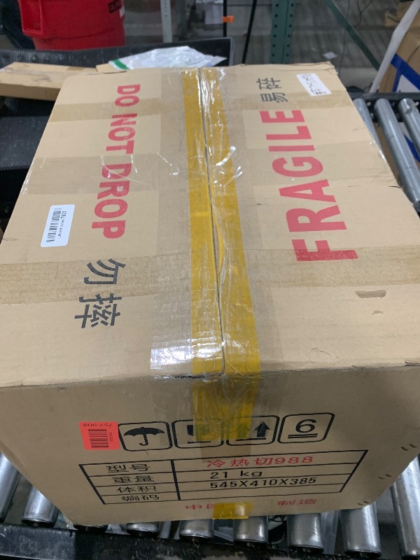 Photo 1 of Webbing Cutter, 5inch LCD Display Cold and Hot Webbing Cutting Machine for Elastic bands Ribbons Nylon Webbing G