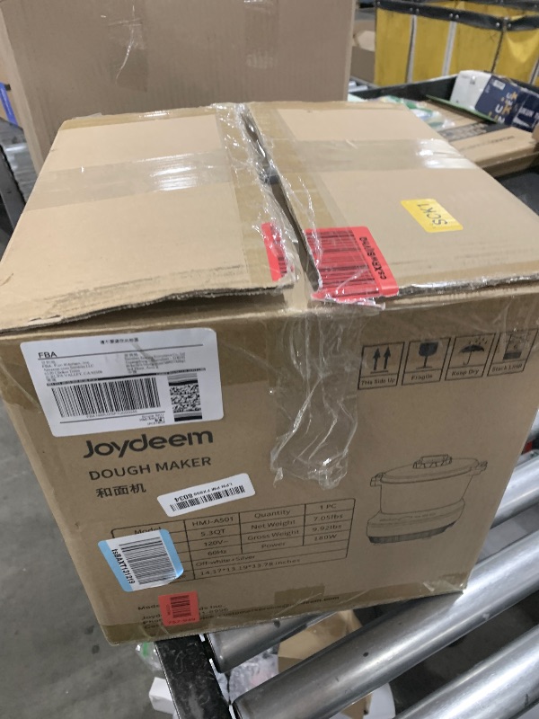 Photo 1 of Joydeem Electric Dough Maker with Ferment Function, 5.3Qt Dough Mixer Machine, Perfect for Bread Pizza Roti Dumpling Dough & Sourdough, HMJ-A501