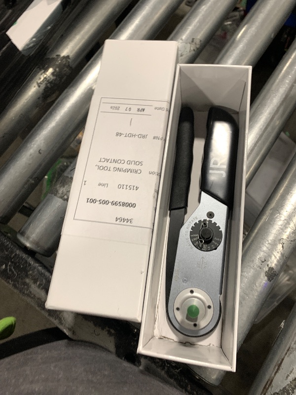 Photo 1 of JRready JRD-HDT-48 Deutsch Crimp Tool, HDT-48-00 Solid Contacts Crimping Tool for Size 12 16 20 Deutsch Pins Work with DT DTM DTP Connectors, Wire Range 12-22AWG