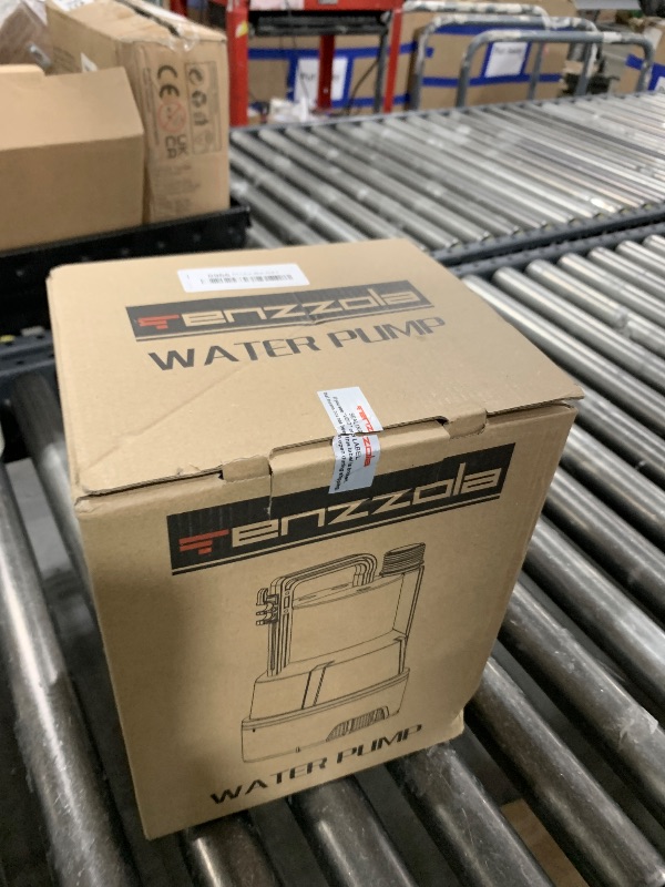 Photo 1 of Tenzzola Sump Pump Submersible Utility Water Pump Thermoplastic Portable Electric Water Removal Transfer Pump with 16.4FT Cord for Swimming Pool Basement Garden Pond Tubs Draining, 1/4 HP