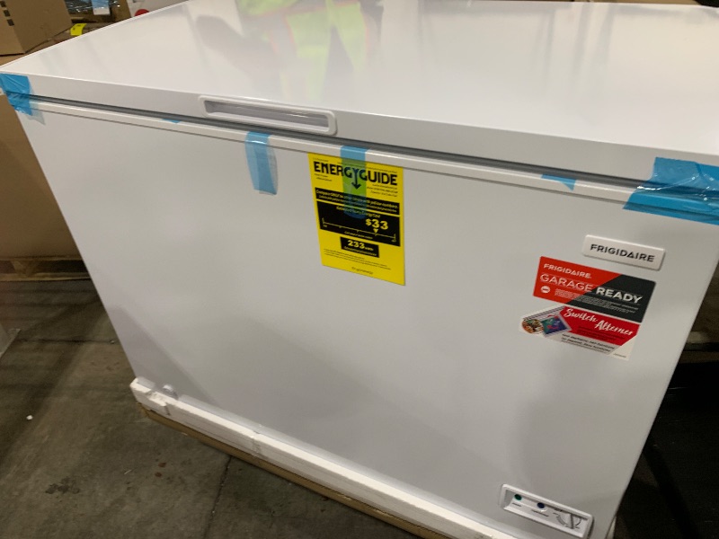 Photo 1 of FRIGIDAIRE 10 Cubic Foot Chest Freezer, 10 cu ft, White