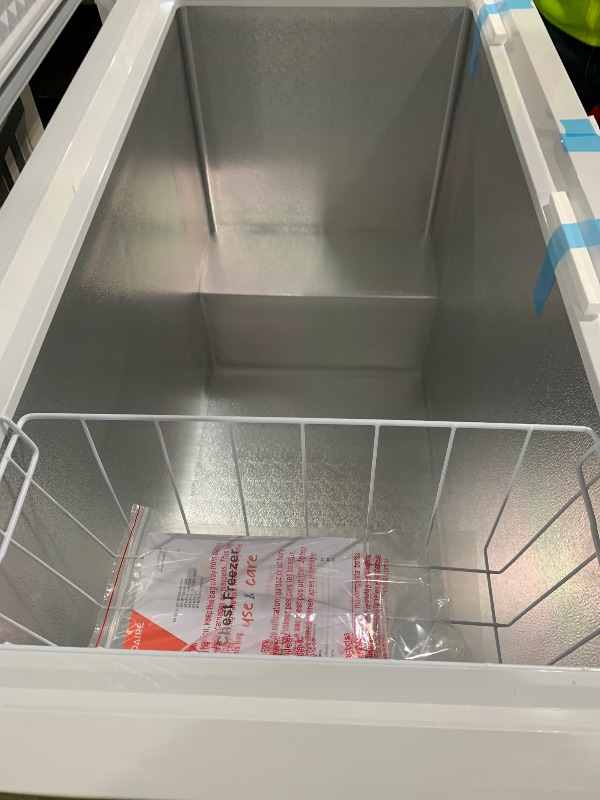 Photo 1 of FRIGIDAIRE 10 Cubic Foot Chest Freezer, 10 cu ft, White