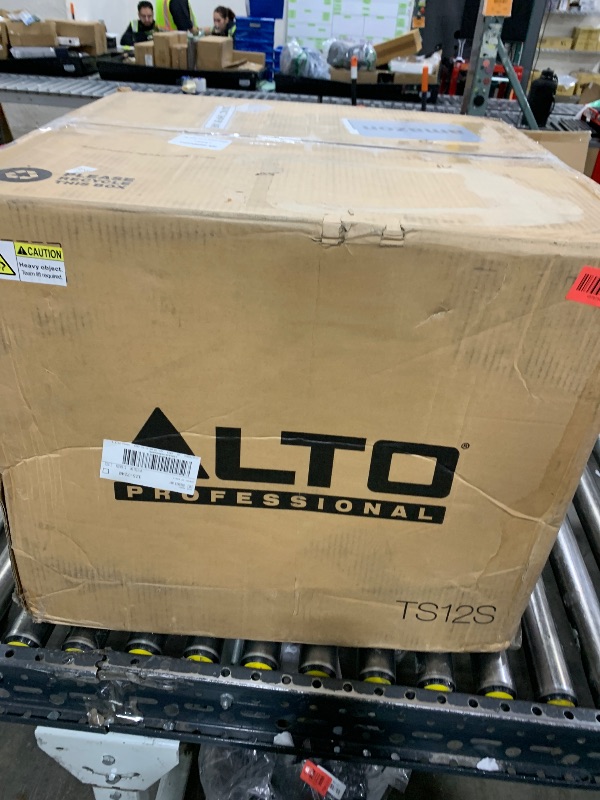 Photo 1 of ALTO TS12S 2500W 12" Subwoofer, Powered PA Speaker with 6 Selectable DSP Modes, Easy Setup, 130 dB, 3" Voice Coil, Superior Bass
