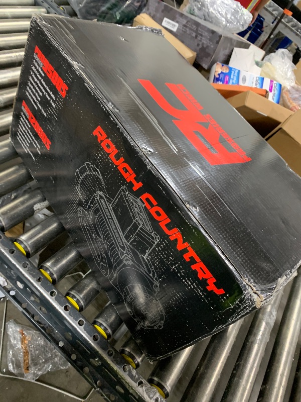 Photo 1 of Rough Country 9,500LB PRO Series Winch with Synthetic Rope - 12V Waterproof 5.5HP Electric Winch for Jeeps, Trucks, Off Road Recovery Winch with Remote