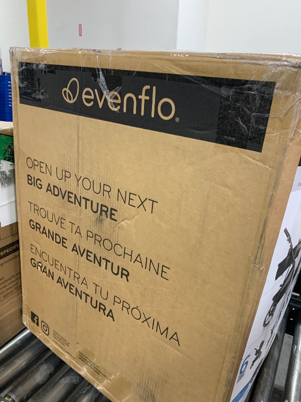 Photo 1 of Evenflo Shyft Intuiti+ Travel System Featuring Revolve180 LiteMax™ NXT Rotating Rear-Facing Lightweight Preemie and Infant Car Seat with SensorySoothe 3-30 lbs. (Dubhan Black)