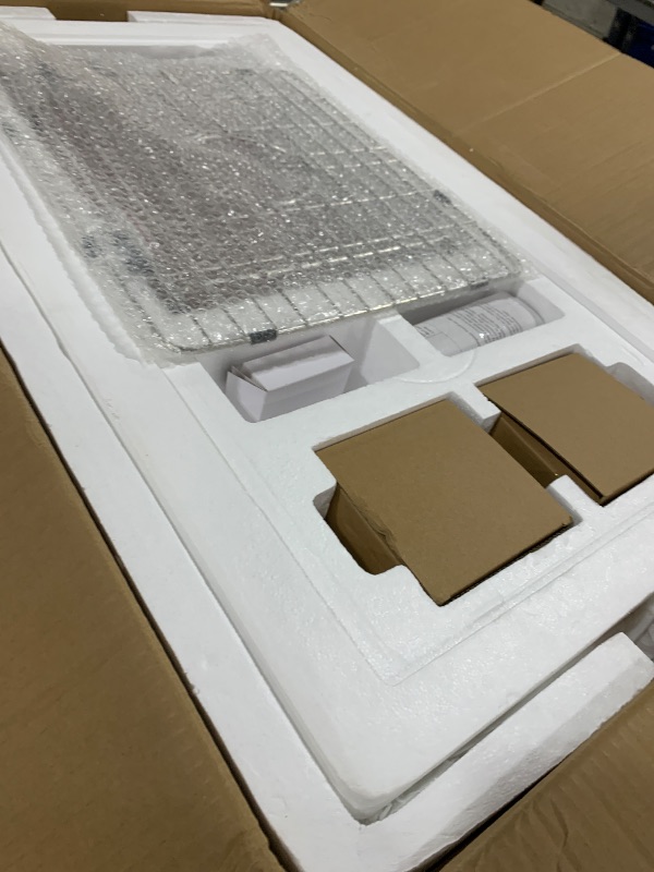 Photo 1 of Kitead 33x19 White Double Bowl Kitchen Sink Undermount - 33 Inch White Undermount Granite Kitchen Sink, Double Bowl Granite Sink Workstation with Accessories