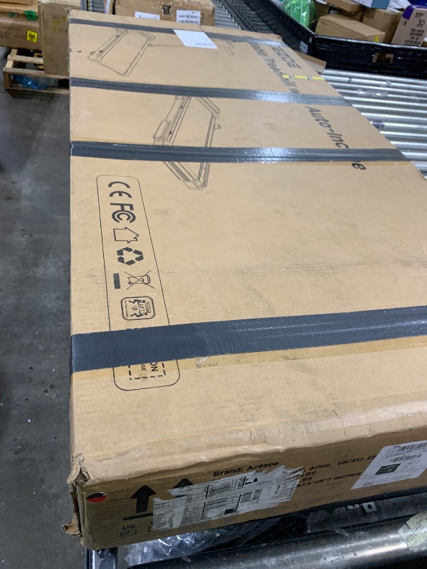 Photo 1 of Foldable Walking Pad with 0-15% Auto Incline and Handle Bar, Under Desk Treadmill with 300LBS Weight Capacity, 3.0HP Quiet Treadmills for Home with Speaker, APP & Remote Control-Black Red