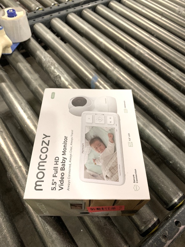 Photo 1 of Momcozy Video Baby Monitor, 5.5” 1080P Full HD Baby Monitor with Camera No WiFi, Infrared Night Vision, 5800mAh 120-hrs Battery, ECO, VOX, 2-Way Audio, 1640ft Range, Record and Rewind Locally, BM03