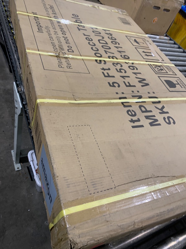 Photo 1 of Rovibek Foosball Table, 55” Large Size Soccer Game Tables for Adults, Table Games Includes 2 Foldable Cup Holders & 4 Balls, Perfect for Parties, Family Night, Game Room