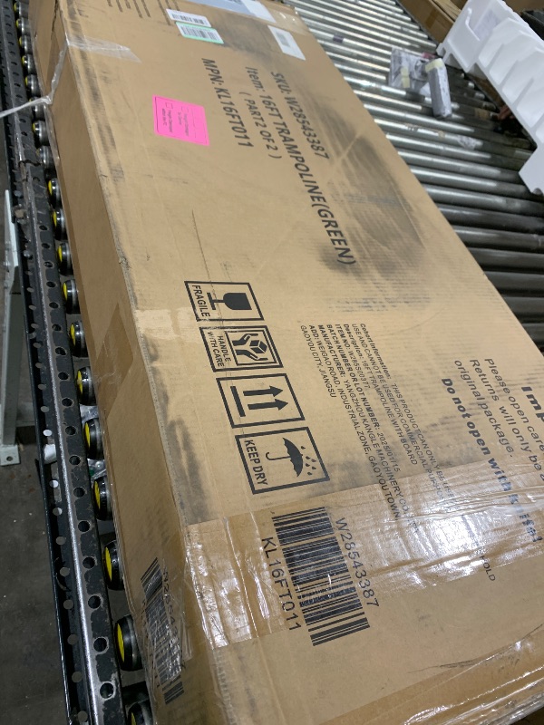 Photo 1 of 16FT Trampoline with Backboard Hoop Ladder Jumping Outdoor Trampoline for Kids