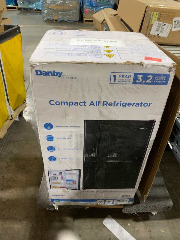 Photo 1 of Danby DAR032B2BM 3.2 cu. ft. Compact Fridge in Black