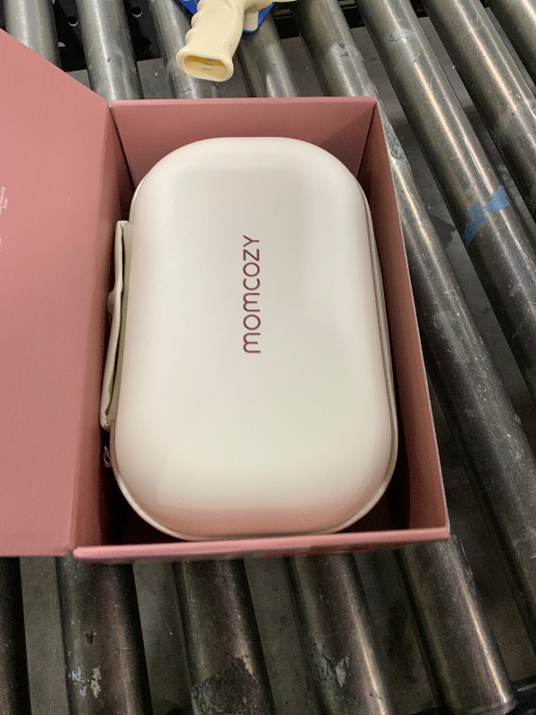 Photo 1 of Momcozy M5 Smart APP Controlled Wearable Breast Pump, Hands-Free Wireless Electric Pump, 3 Modes 9 Suction Levels, BPA-Free, Portable Lightweight, 24mm Flange, 2-Pack Cozy Red