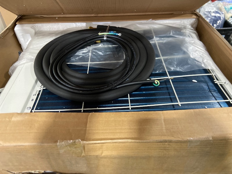 Photo 1 of 9000 BTU Mini Split AC w/Remote Control19 SEER2 Cools Up to 450 Sq. Ft,230 V Ductless Inverter Mini Split System w/0.75 Ton Heat Pump Pre-Charged & Installation Kit, Ultra-Quiet