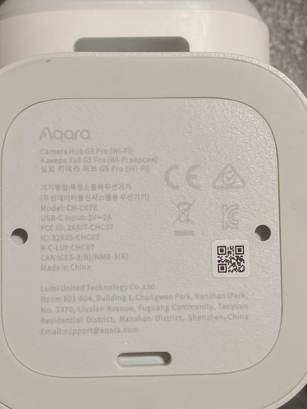 Photo 1 of Aqara 4MP Camera Hub G5 Pro WiFi, True Color Night Vision Security Camera Outdoor, 2.4/5Ghz WiFi, HomeKit Secure Video, Thread Border Router, Local Detection, Thread/Zigbee, Supports Alexa,Google Home