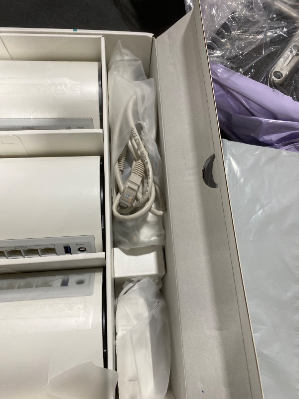 Photo 1 of TP-Link Deco 7 Pro BE63 Tri-Band WiFi 7 BE10000 Whole Home Mesh System - 6-Stream 10 Gbps, 4x2.5G Ports Wired Backhaul, 4X Smart Internal Antennas, VPN, HomeShield, Free Expert Support (3-Pack)