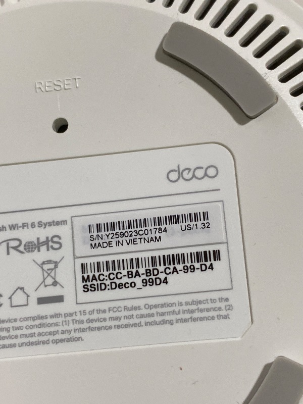 Photo 1 of TP-Link Deco X55 AX3000 WiFi 6 Mesh System - Covers up to 6500 Sq.Ft, Replaces Wireless Router and Extender, 3 Gigabit Ports per Unit, Supports Ethernet Backhaul, Deco X55(3-Pack)