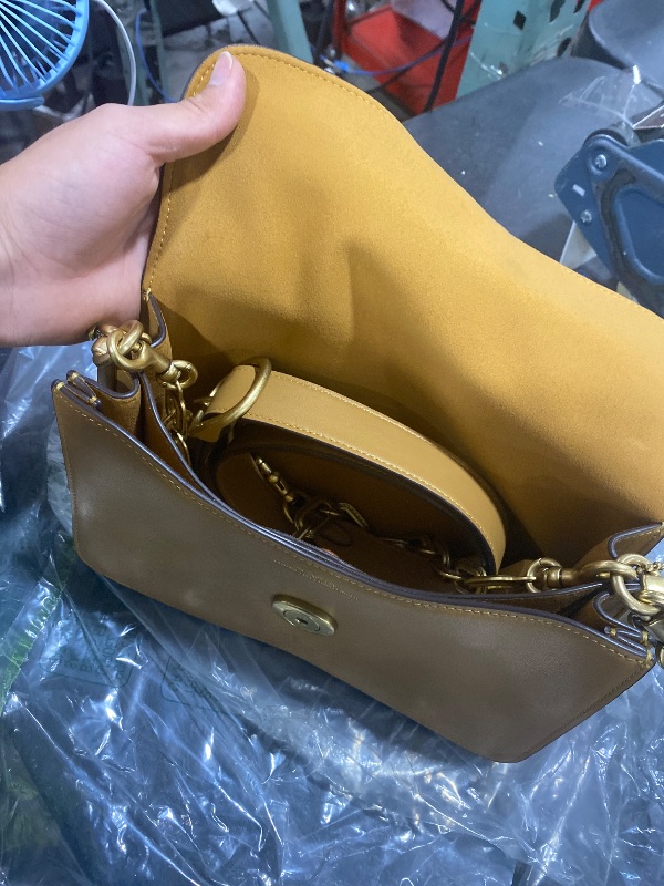 Photo 1 of COACH Soft Grain Chain Tabby Shoulder Bag with Chain